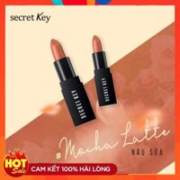 Son Lì Secret Key Fitting Forever Lipstick Hàn Quốc 3.5g - son lì lâu trôi nhưng không gây khô môi ( No.16 Cam đất)