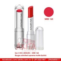 Son lì Shu Uemura M RD 165 (đỏ đậm)