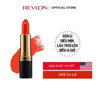 Son lì siêu mịn thương hiệu số 1 tại Mỹ Revlon Super Lustrous Lipstick 4.2g - 053 So Lit 4.2g (HSD dưới 8 tháng) 💄