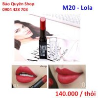 Son lì thỏi City Color Be Matte Lipstick – M20 Lola