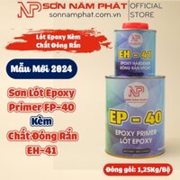 Sơn Lót Epoxy Primer EP-40 Kèm Chất Đóng Rắn Epoxy EH-41