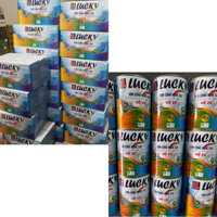 Sơn lót kẽm  2 thành phần Lucky lon 1L  (800ml sơn lót +200ml cứng) màu Xám