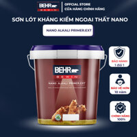 Sơn lót kháng kiềm ngoại thất Nano Behr, chống thấm tường, màu trắng, sơn chống khe nứt, dạng lỏng, thùng 6kg, L4- 00000