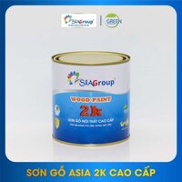 Sơn lót PU trong ASIA 2K chuyên dụng cho Melamine và Gỗ nhựa vân gỗ Mã AS9010 Melamine - Lon 1KG