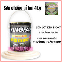 SƠN LÓT XÁM KẼM EPOXY CHỐNG RỈ 1 THÀNH PHẦN XINGFA THÙNG 4 KG