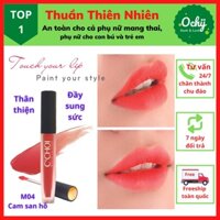 Son M04 Lyly Oran - Cam San Hô - Son kem khoáng lì lâu trôi, căng mịn Mineral Lip Cream 4g