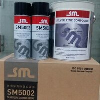 Sơn mạ kẽm SM-5002 4 lít Nurichem Hàn Quốc