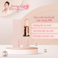 Son ma thuật Natinda Magic Tattoo Gold Lip Stick vàng 24k dưỡng lên màu hồng tự nhiên, dưỡng ẩm, lâu trôi - Hương Chất