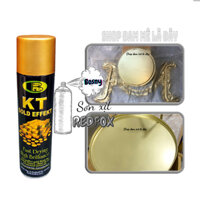 Sơn mạ vàng 18k, vàng 24k Brass Gold  No.182 Kt Gold effekt Bosny dung tích 200ml- Thái Lan, sơn mạ vàng, mạ đồng, sơn oto, xe máy, sơn xịt