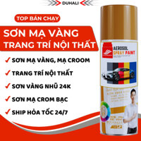 Sơn Mạ Vàng - Sơn Mạ Crom - Sơn Xịt Mạ Vàng - Trang Trí Nội Thất Sang Trọng, Bóng Đẹp, Bám Dính Tốt