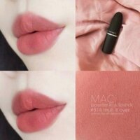Son MAC 314 Mull It Over Màu Hồng Nude, son Mac Powder Kiss Lipstick chính hãng date mới nhất 💄