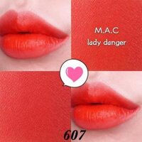 Son Mac 607 Lady Danger - Đỏ cam tươi