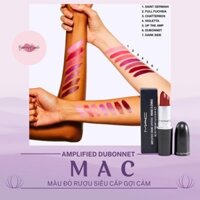 Son M.A.C Amplified Dubonnet - Màu đỏ rượu