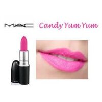 Son MAC Candy Yum Yum  màu hồng cánh sen *