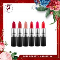 Son Mac chính hãng Ruby Woo, Chili, Marrakesh màu cam cháy đỏ gạch cam đất chuẩn Auth date tới 2023  ྇