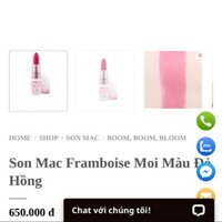 Son Mac framboise moi