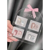 Sơn mắt mèo ánh trăng kim cương VENDEENI sét 4 màu (tặng kèm bảng)