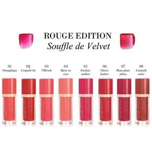 Son màu Bourjois Rouge Edition Souffle de Velvet Fuchsiamallow 05