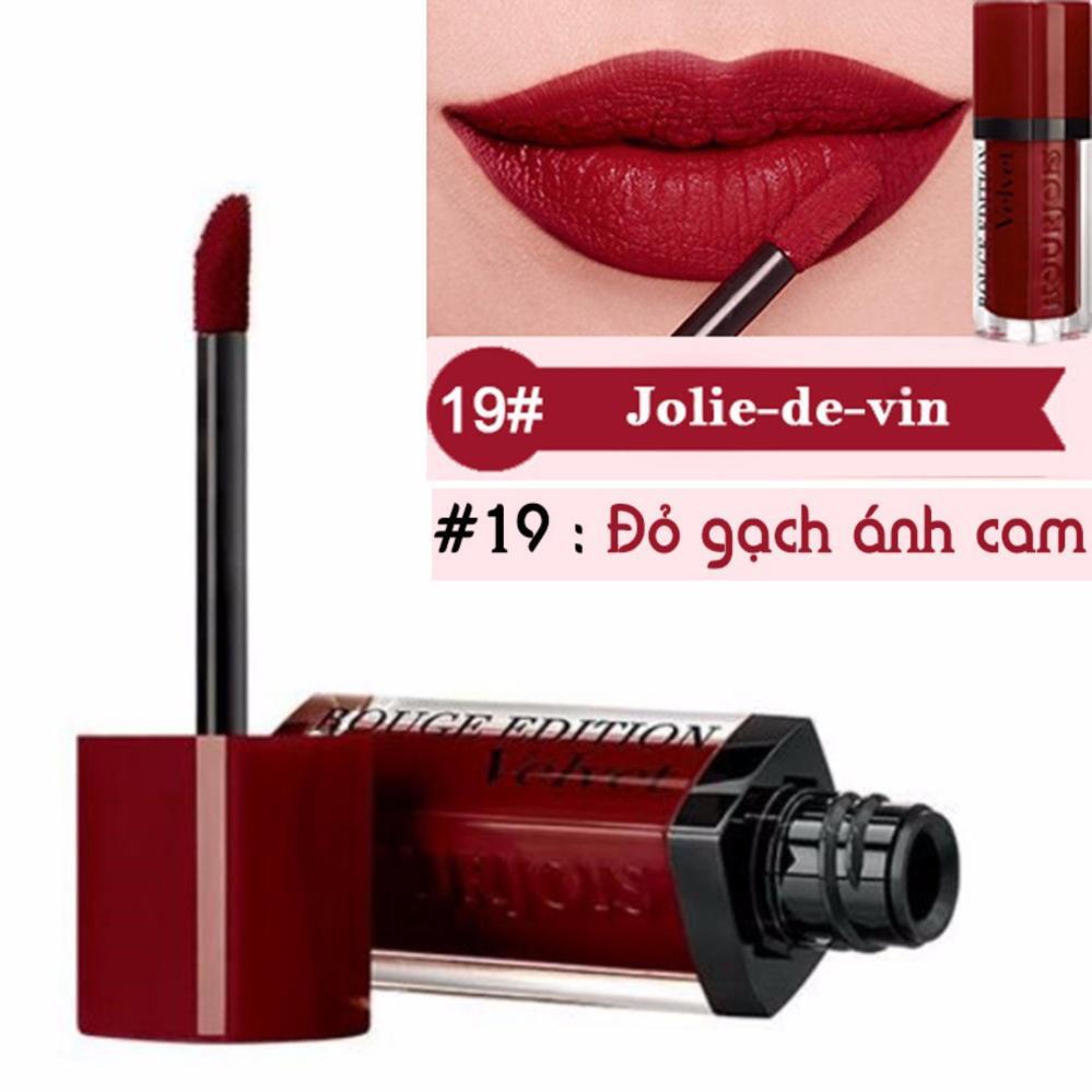 Son màu Bourjois Rouge Edition Velvet Jolie de vin T19