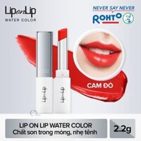 Son Màu Có Dưỡng Lip On Lip Màu Cam Đỏ Red Orange 2.2g