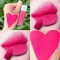 Son màu Hồng cánh sen, hồng mười giờ Dolly super matte lâu trôi, siêu lì lên môi chuẩn đẹp tươi tắn, trẻ trung