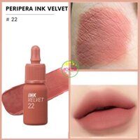 Son mẫu mới vỏ nhám Peripera Ink Velvet No.22