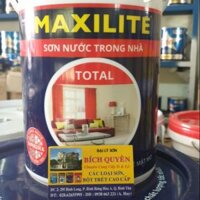 Sơn maxilite total trong nhà màu trắng 5L