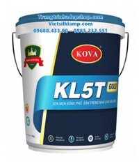 Sơn Men Bóng – Sơn phủ sàn trong nhà chịu mài mòn KOVA KL5T-GOLD (4kg, 20kg)
