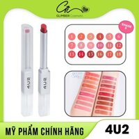 Son Môi 2 Đầu 4U2 BETTER HALF DUO LIP Thái Lan Lâu Trôi Full Màu