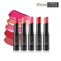 Son môi A'Some Luminous Lip Color 4.5g Hàn Quốc, Son môi mềm mịn, nhiều màu