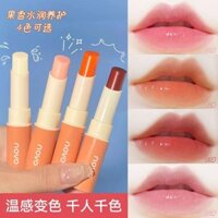 Son môi đổi màu NOVO, lâu trôi, dưỡng ẩm, không phai màu, không dính cốc, nuôi dưỡng, giảm đường viền môi