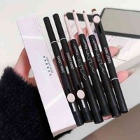 Son môi hai đầu Lip Liner Brush có nắp Matte Lipstick Concealer Brush One Outline Plump Lip Shape One Stroke Dual-Sử dụng Nữ