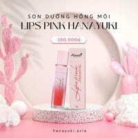 Son môi Hanayuki Lips Pink giúp làm hồng giảm thâm, dưỡng mềm