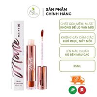 Son Môi Ha:py Mini Garden  Matte Lipstick Kem Mịn Lì 3.5ml PV1000 - Phiên Bản Son Rose Mới