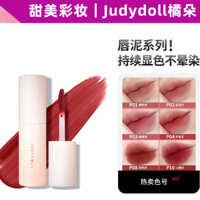 Son môi Judydoll màu cam, son lì, son môi dạng bùn sữa nhỏ, son môi màu nude cho phụ nữ, mùa thu đông