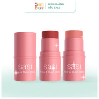 Son Môi Kết Hợp Má Hồng Sasi Kiss (4g) - 01 02 03 First Kiss Nội Địa Thái