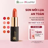 Son Môi Không Chì - Son Lụa Cỏ Mềm - Son Thiên Nhiên An Toàn Cho Môi Nhạy Cảm Và Cho Cả Bà Bầu