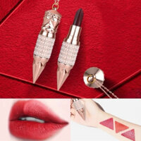 Son Môi Kim Cương Nữ Hoàng 3 Màu Không Trôi Chống Nước Siêu Lỳ Dưỡng Ẩm Thiết Kế Sang Trọng Chính Hãng temshop65