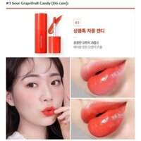 Son môi lâu trôi dưỡng ẩm [innisfree] Vivid Shine Tint #03 Grapefruit Candy 4.5g