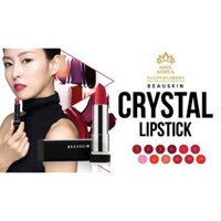 Son môi lâu trôi nhiều dưỡng Beauskin Crystal Lipstick 3.5g - Hàng chính hãng *