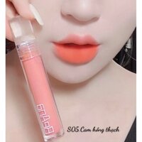 Son môi lì màu Hồng Cam, son màu hồng nude Beana vellvet lips S05 nhẹ nhàng, sang chảnh, siêu lì, mềm mịn môi