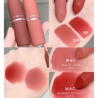 Son môi MAC Powder Kiss Lipstick Limited cho ngày valentin
