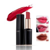 Son môi nhẹ và dưỡng ẩm, dạng tuýp nhỏ màu đen Son Thỏi cao cấp, phù hợp cho học sinh, mới làm quen   3.3g 3624