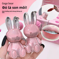 Son môi nhũ nhung màu hồng thỏ, son lì, son bóng nâng môi, son môi trang điểm cho phụ nữ