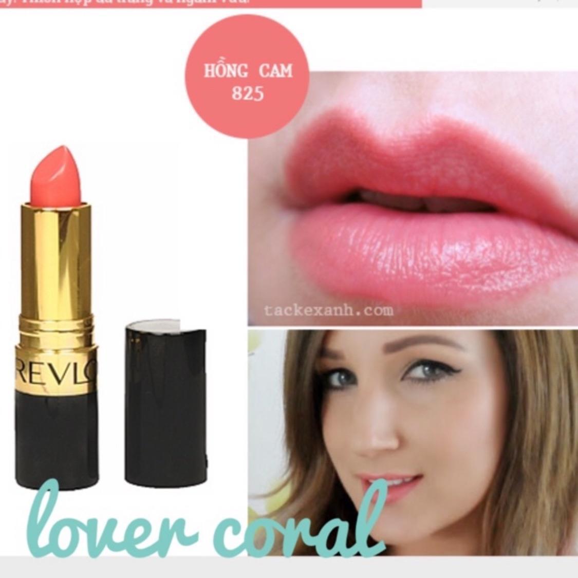 Son môi Revlon Moon Drops Lipstick 825 Lovers coral