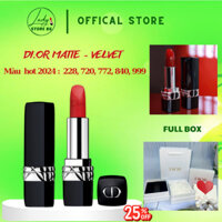 Son môi, Son thỏi Dior- Rouge Lipstick Full Size,Son Dior. Chính Hãng bản Matte, vevet, Limited