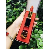 Son môi TuTu hộp gỗ Angel Kiss Lipstick đỏ cam thích hợp làm quà tặng