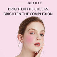 Son môi và má hồng Vitality Smooth, trang điểm tự nhiên màu nude, 6 màu, phấn highlight mờ, phấn má hồng