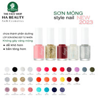 Sơn móng màu sắc đẹp Hàn Quốc THE FACE SHOP fmgt style nail 7ml