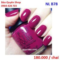 Sơn móng OPI – NL B78 – Miami Beet